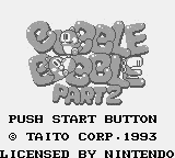 Bubble Bobble Part 2 Title Screen
